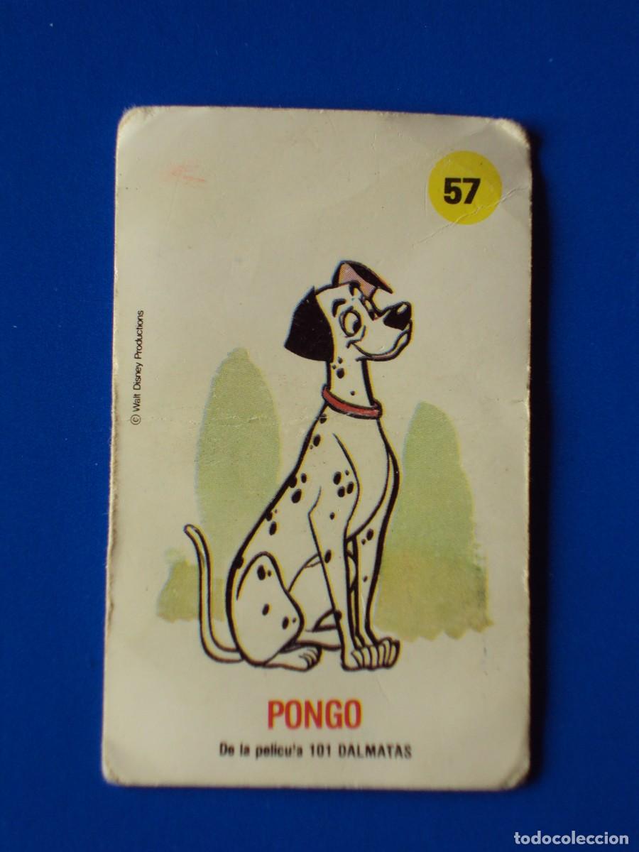 Coleccionismo cromos antiguos: CROMO PLASTICROMO N&ordm; 57 PONGO DE LA PELICULA 101 DALMATAS WALT DISNEY BIMBO 1979
