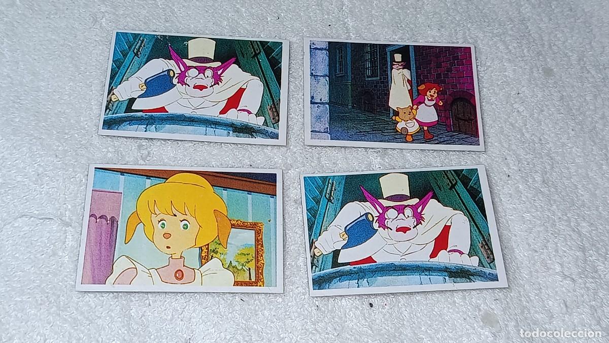 Coleccionismo cromos antiguos: ANTIGUO LOTE DE 4 CROMOS ALBUM SHERLOCK HOLMES EDICIONES ESTE SIN PEGAR A&Ntilde;O 1985