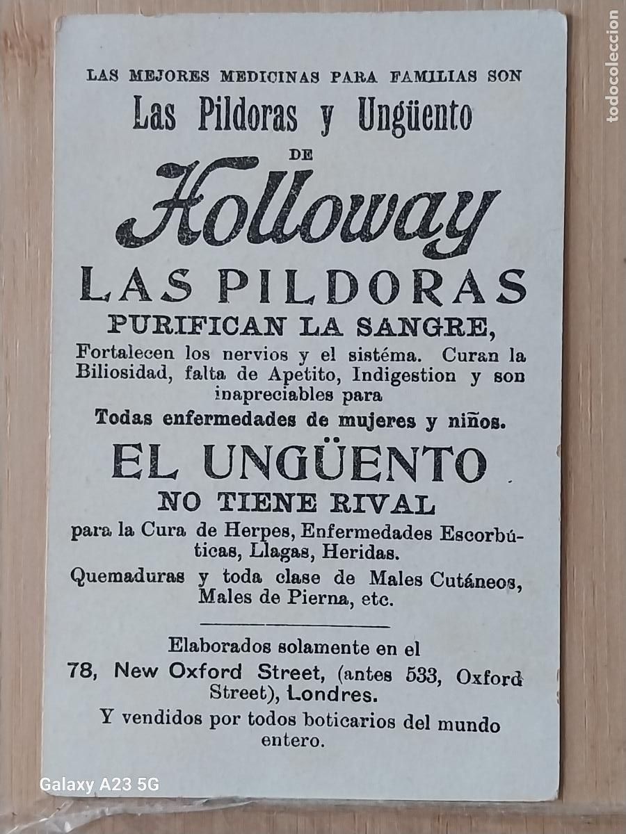 Holloway Pildoras Unguento Cromo Publicidad Ppos Sxx 10.7X6.9CMS Ilustracion Mujer Puente
