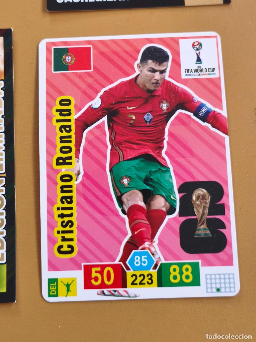 Coleccionismo cromos antiguos: cristiano ronaldo, world cup estados unidos, carta