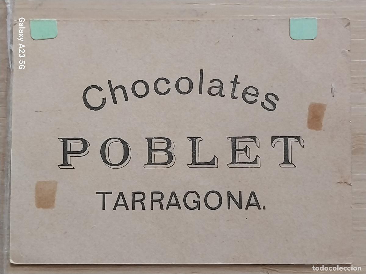 Coleccionismo cromos antiguos: CHOCOLATES POBLET CROMO PUBLICIDAD PPOS SXX 10X7CMS PAISAJE RIO