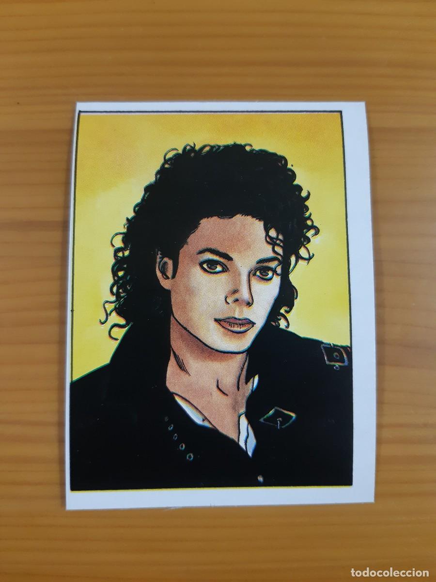 Coleccionismo cromos antiguos: N&deg;87 MICHAEL JACKSON &Aacute;LBUM MAS VENDIDO THRILLER LOS R&Eacute;CORDS CROMOS ROS 1989. NUNCA PEGADO, SIN PEGAR