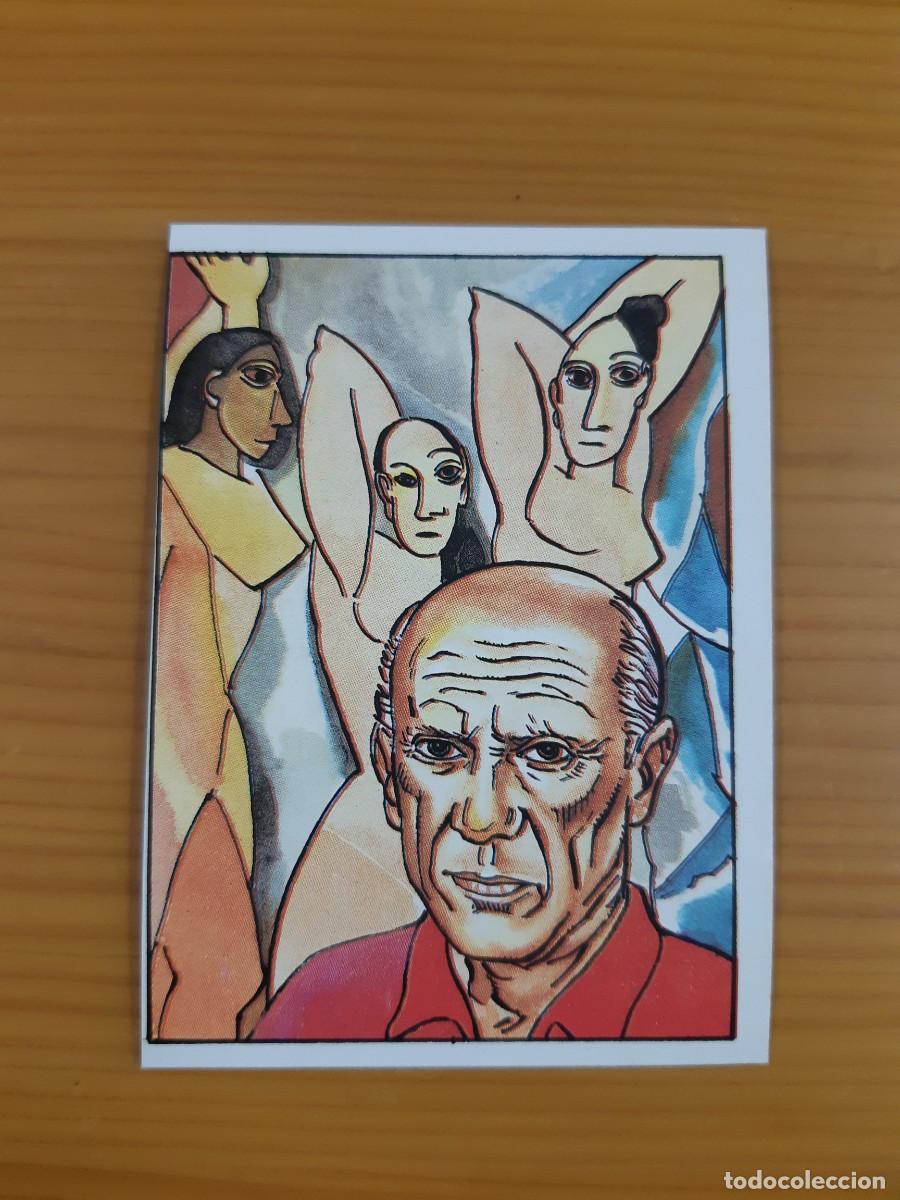 Coleccionismo cromos antiguos: N&deg;76 PICASSO EL PINTOR MAS PROL&Iacute;FICO LOS R&Eacute;CORDS CROMOS ROS 1989. NUNCA PEGADO, SIN PEGAR