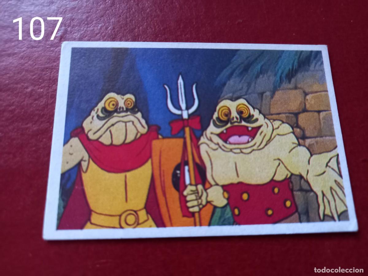 Coleccionismo cromos antiguos: Cromo n.107 dragones y mazmorras- pacosa dos - Oscar Mayer- sin pegar