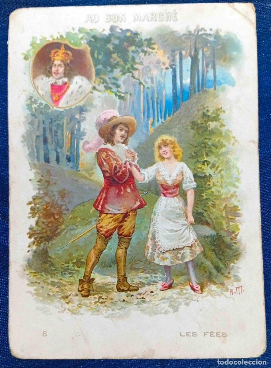 Coleccionismo cromos antiguos: CROMO. LES F&Eacute;ES. N&ordm; 8. LAS HADAS. REGALO DE AU BON MARCH&Eacute;.