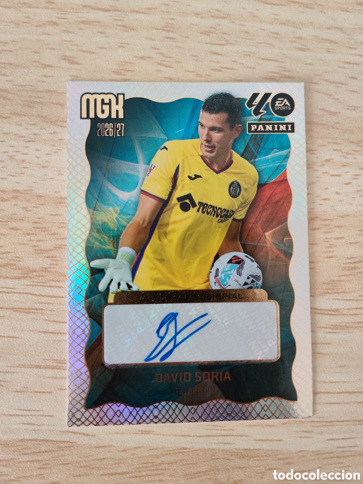 Collectionnisme Cartes &agrave; collectionner anciennes: David Soria, aut&oacute;grafo original Panini 26/27 megacracks