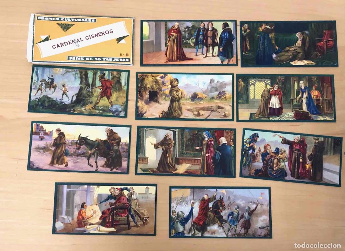 Coleccionismo cromos antiguos: CROMOS CULTURALES CARDENAL CISNEROS. N&ordm; 10. SERIE DE 10 TARJETAS, COMPLETO