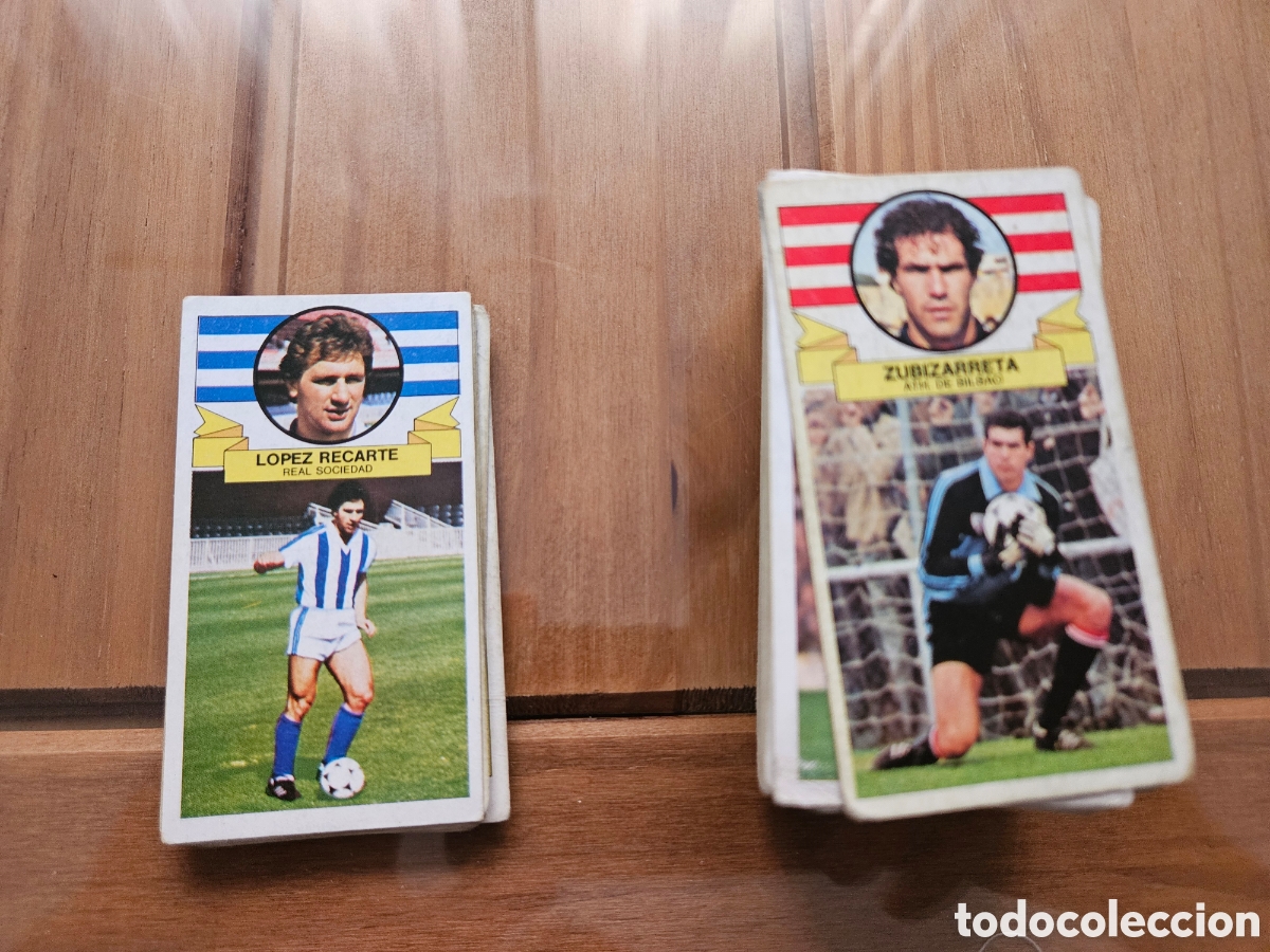 Coleccionismo cromos antiguos: Lote 108 cromos distintos sin repetir Liga Este 85 86 1985 1986 sin pegar nunca pegados