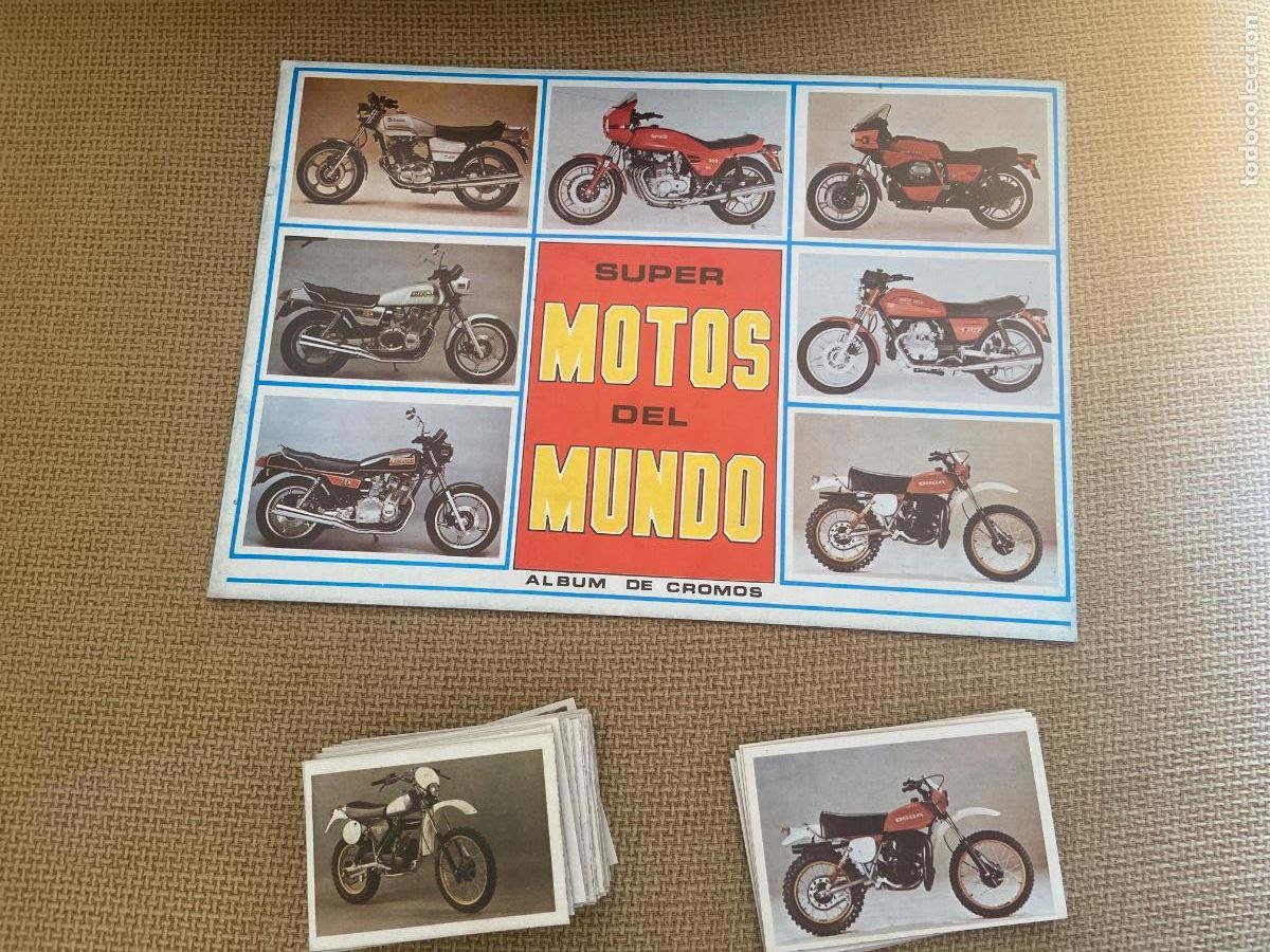Coleccionismo cromos antiguos: Lote S&uacute;per Motos del Mundo