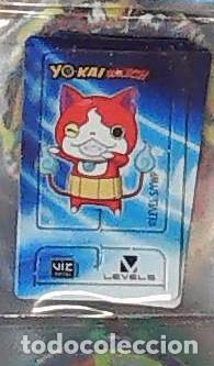 Coleccionismo cromos antiguos: YOKAI WATCH yokai watch cap tazo menko LEVEL LEVELS TOSFRIT