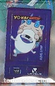 Coleccionismo cromos antiguos: YOKAI WATCH yokai watch cap tazo menko LEVEL LEVELS TOSFRIT