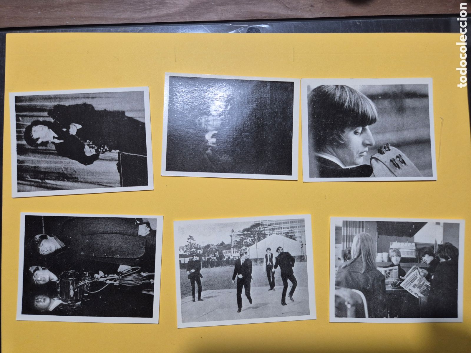 Coleccionismo cromos antiguos: 6 CROMOS THE BEATLES BRUGUERA 1965