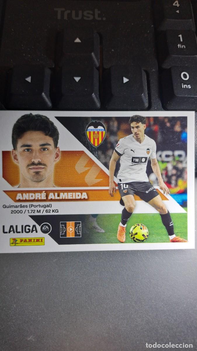Coleccionismo cromos antiguos: CROMO ANDRE ALMEIDA 16 VALENCIA LIGA 2026 2027 26 27 ESTE PANINI NUNCA PEGADO