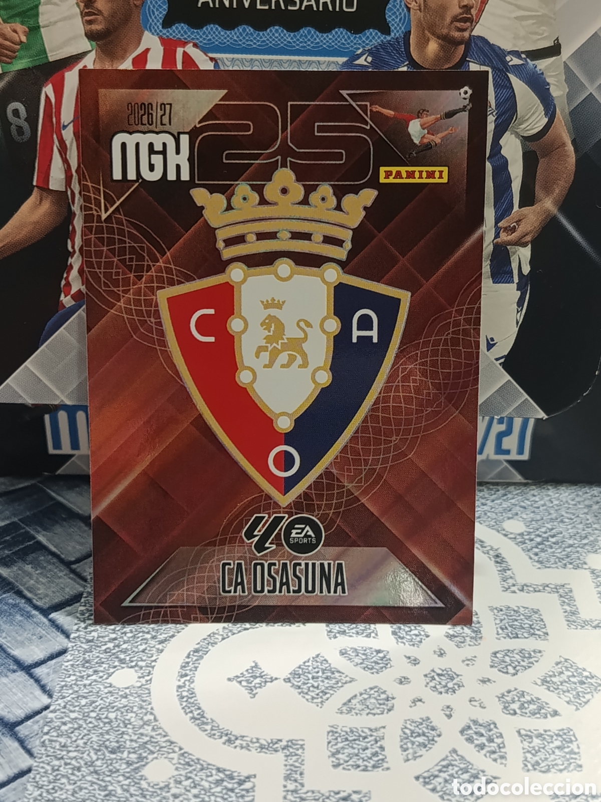 Collezionismo Figurine antiche: ESCUDO OSASUNA N&ordm; 253 MGK 26 27 2026 2027 PANINI