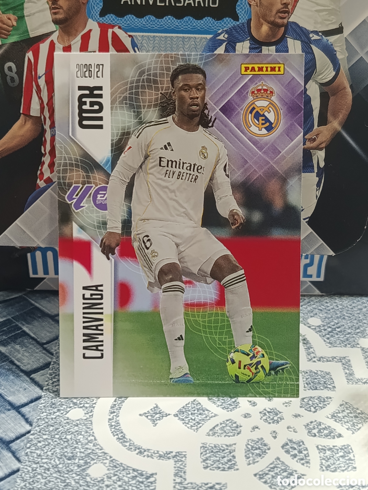 Collezionismo Figurine antiche: CAMAVINGA REAL MADRID N&ordm; 227 MGK 26 27 2026 2027 PANINI