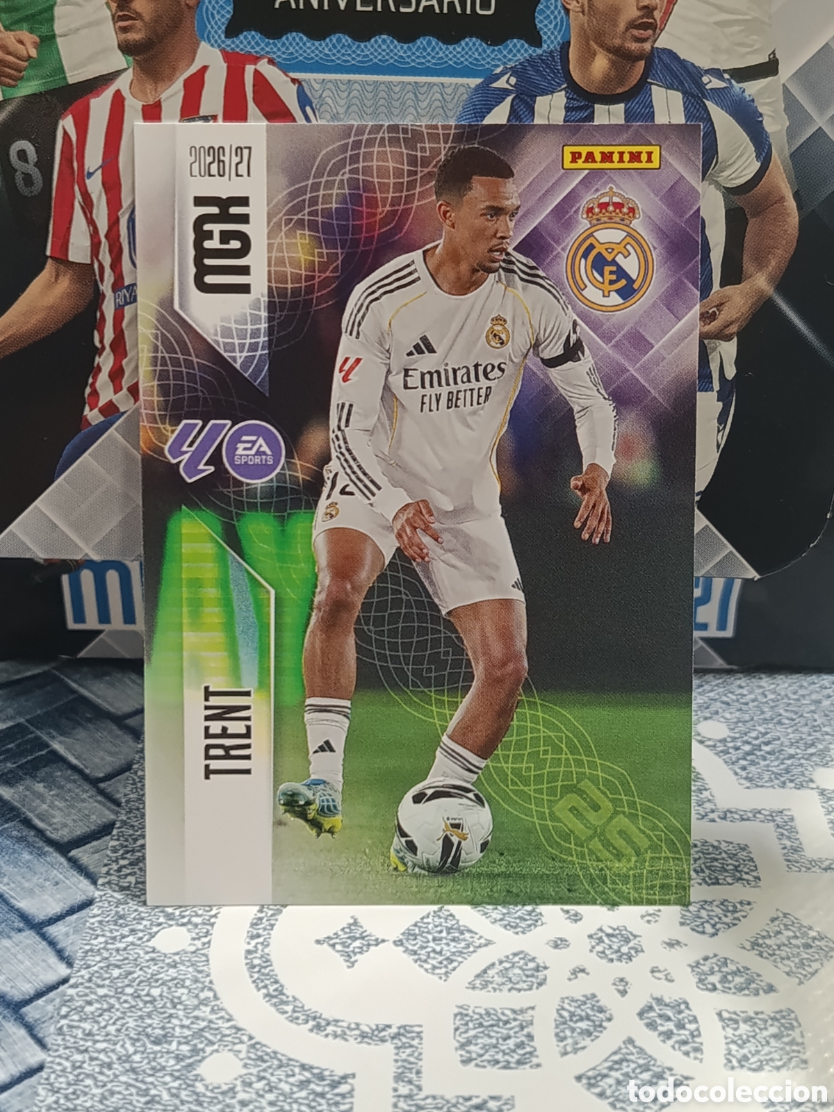 Colecionismo Cromos antigos: TRENT REAL MADRID N&ordm; 220 MGK 26 27 2026 2027 PANINI