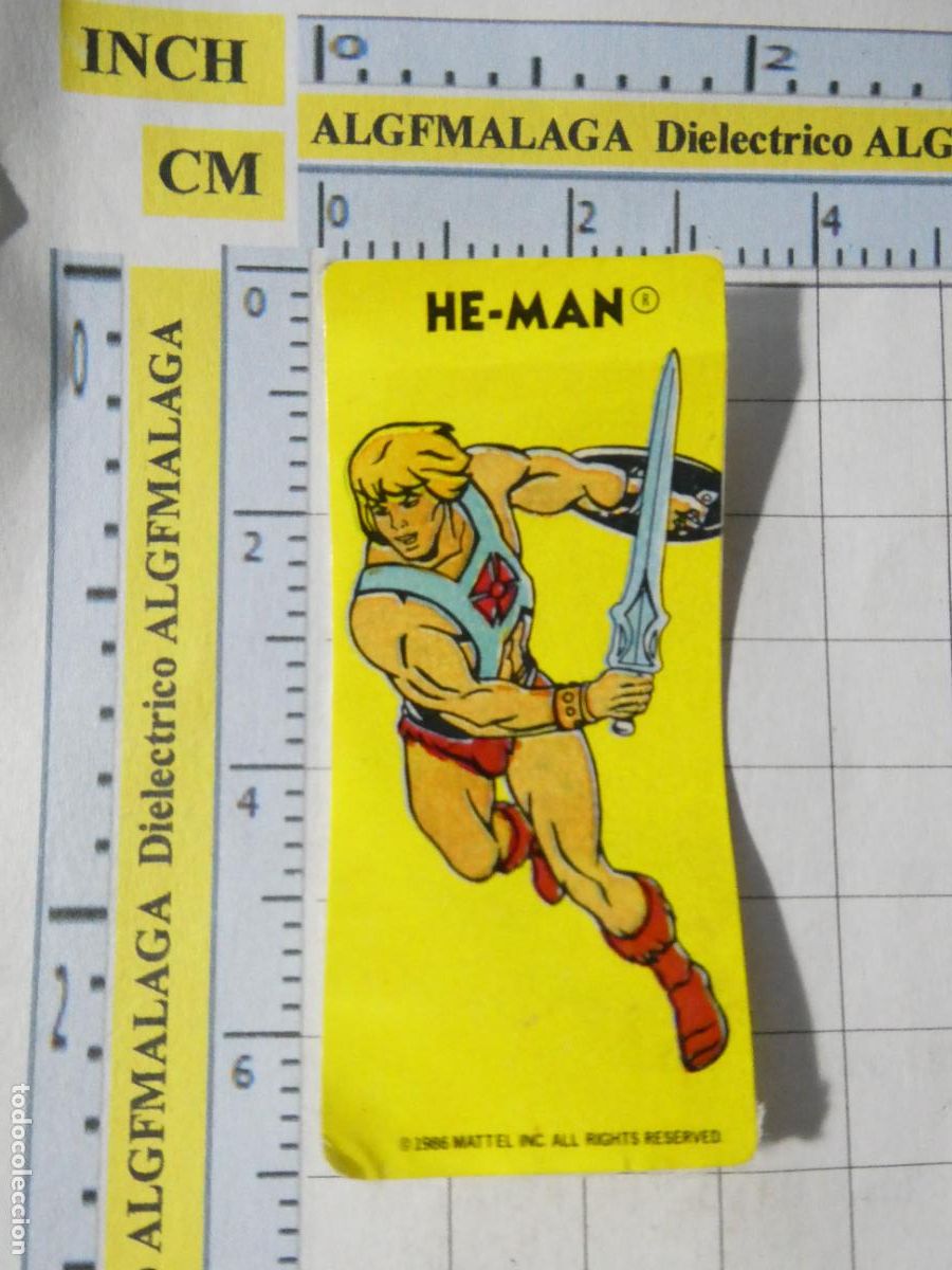Coleccionismo cromos antiguos: CROMO CROMITO PASTELITOS CHOCOLATINAS CHICLES. A&Ntilde;O 1986 MATTEL HE-MAN