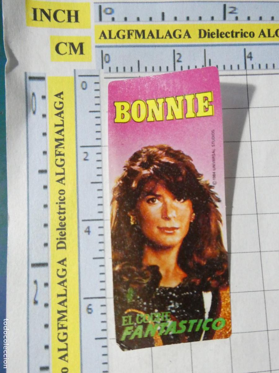 Coleccionismo cromos antiguos: CROMO CROMITO PASTELITOS CHOCOLATINAS CHICLES. A&Ntilde;O 1984 UNIVERSAL STUDIOS EL COCHE FANTASTICO BONNIE