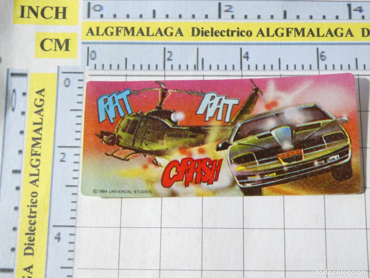 Coleccionismo cromos antiguos: CROMO CROMITO PASTELITOS CHOCOLATINAS CHICLES. A&Ntilde;O 1984 UNIVERSAL STUDIOS EL COCHE FANTASTICO