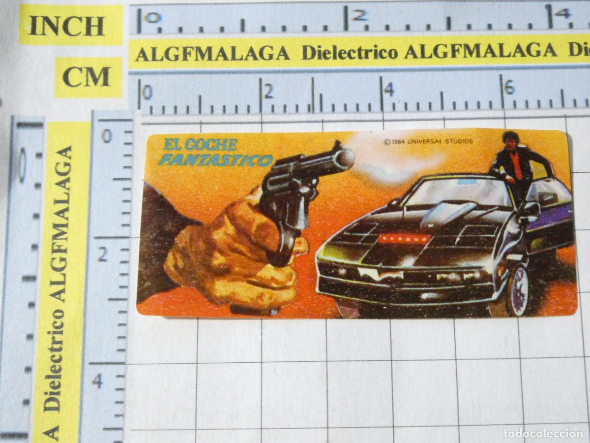 Coleccionismo cromos antiguos: CROMO CROMITO PASTELITOS CHOCOLATINAS CHICLES. A&Ntilde;O 1984 UNIVERSAL STUDIOS EL COCHE FANTASTICO