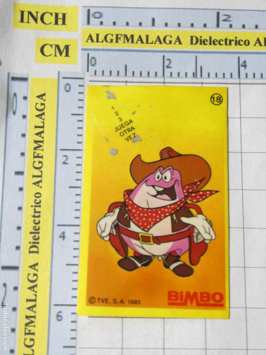 Coleccionismo cromos antiguos: CROMO CROMITO PASTELITOS CHOCOLATINAS CHICLES. A&Ntilde;O 1985. BIMBO TVE UN DOS TRES JUEGA OTRA VEZ