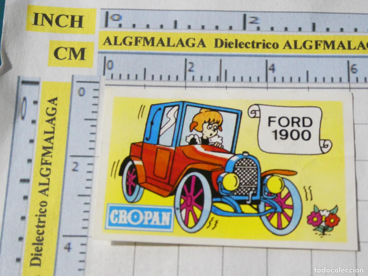 Coleccionismo cromos antiguos: CROMO CROMITO PASTELITOS CHOCOLATINAS CHICLES. CROPAN CRECS FORD 1900
