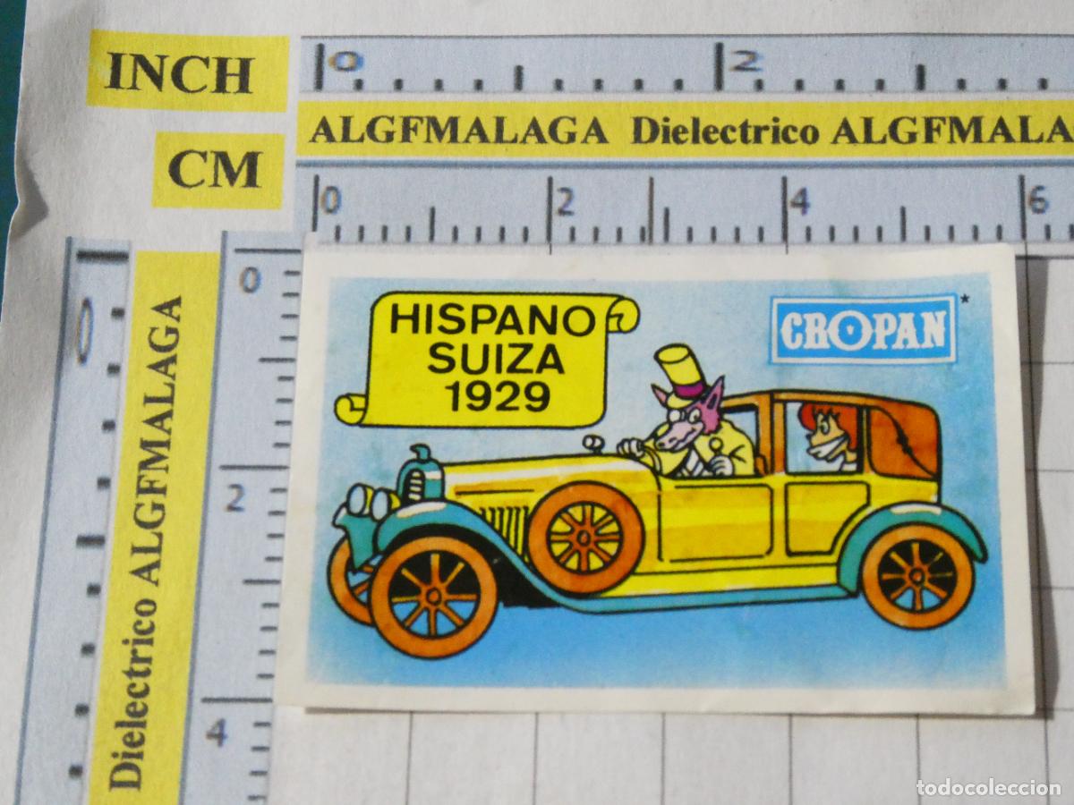 Coleccionismo cromos antiguos: CROMO CROMITO PASTELITOS CHOCOLATINAS CHICLES. CROPAN CRECS COCHE HISPANO SUIZA 1929