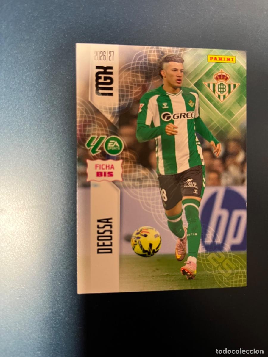 Coleccionismo cromos antiguos: 100 bis deossa real Betis 2 edicion Panini megacracks mgk 26-27