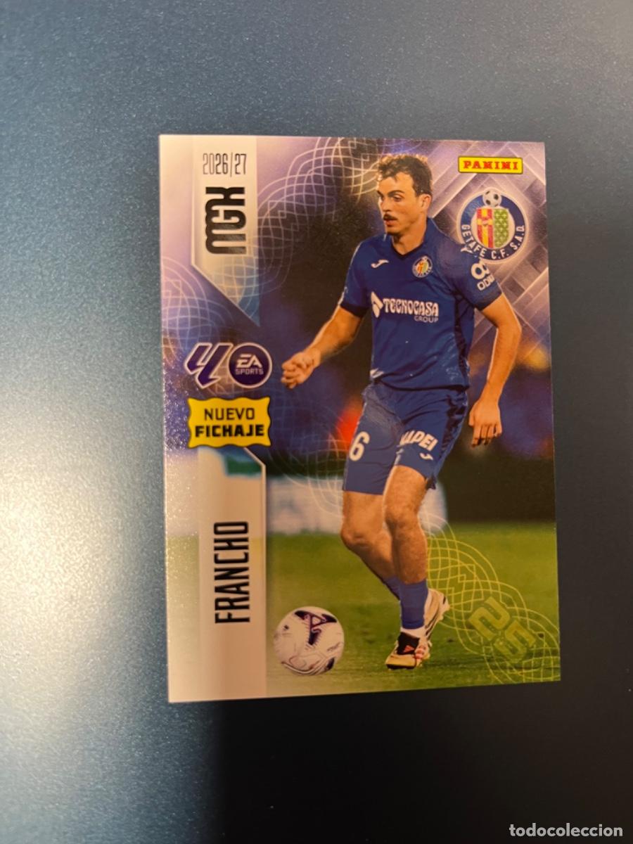 Coleccionismo cromos antiguos: 479 Francho getafe nuevo fichaje 2 edicion Panini megacracks mgk 26-27