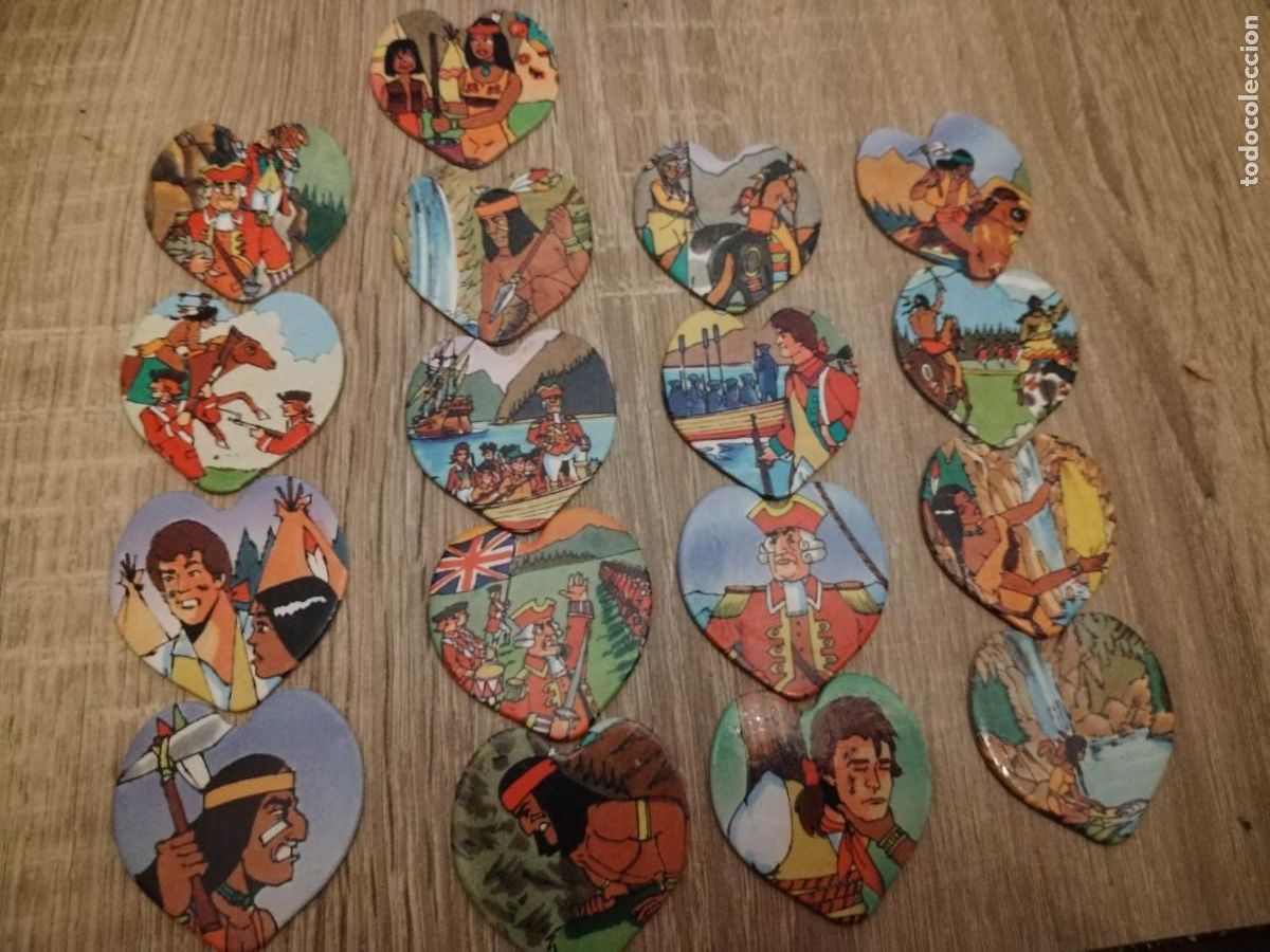 Coleccionismo cromos antiguos: Corazonazos Pocahontas - Foto 1