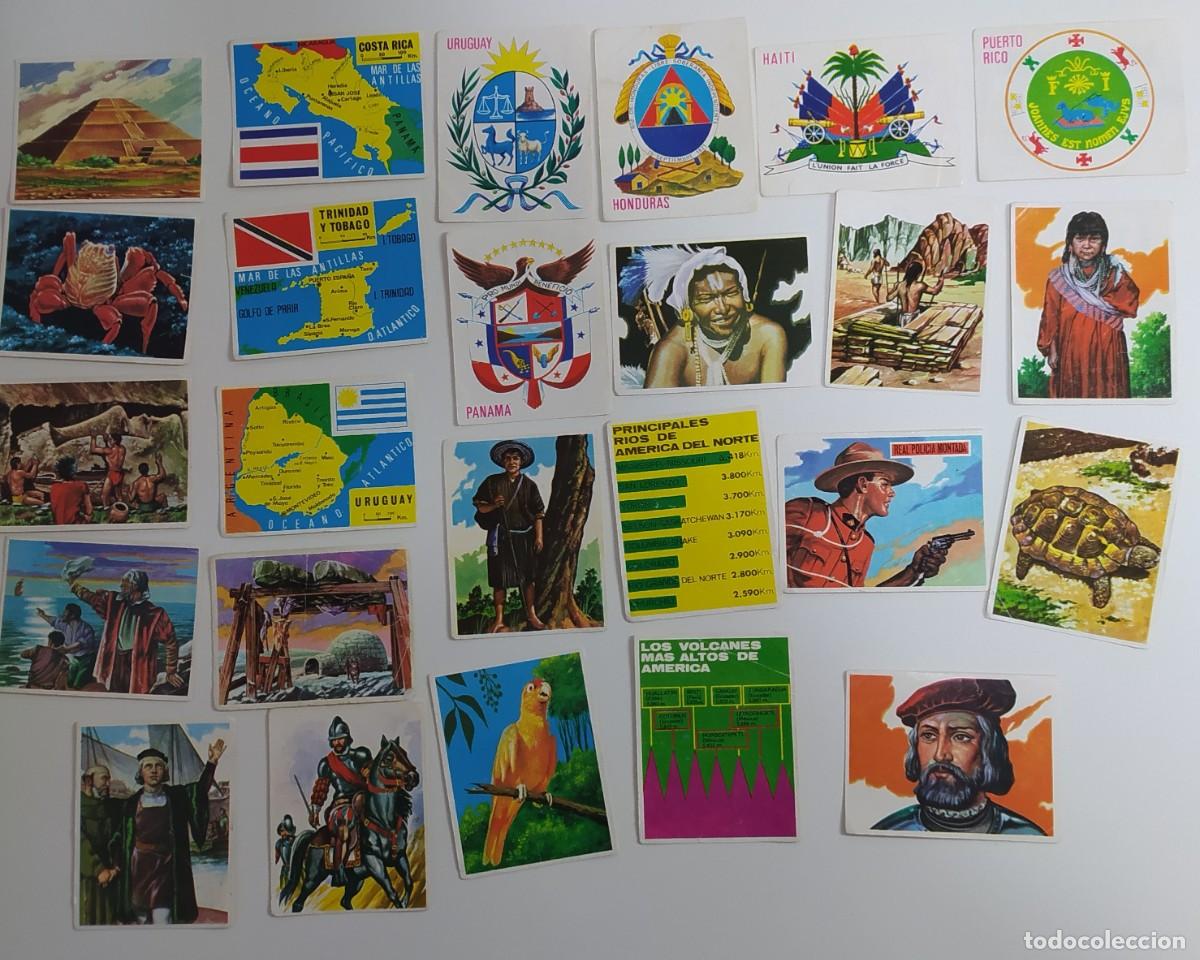 Coleccionismo cromos antiguos: Cromos America y sus habitantes ED. Maga 1968