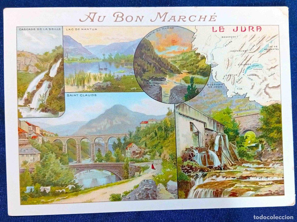 Coleccionismo cromos antiguos: CROMO. LE JURA. EL JURA. REGI&Oacute;N DE FRANCIA. REGALO DE AU BON MARCH&Eacute;.
