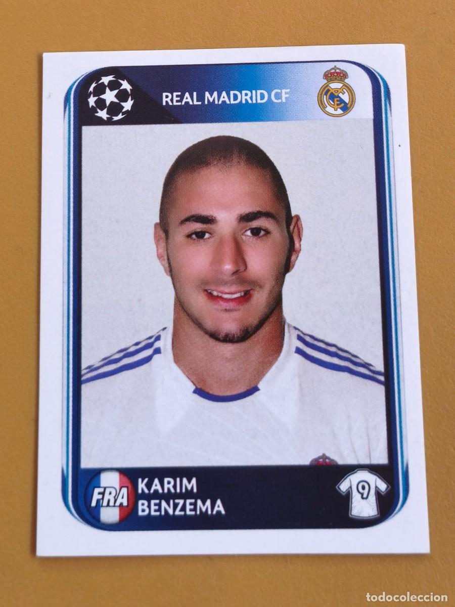 Coleccionismo cromos antiguos: benzema, 2010 11 champions league