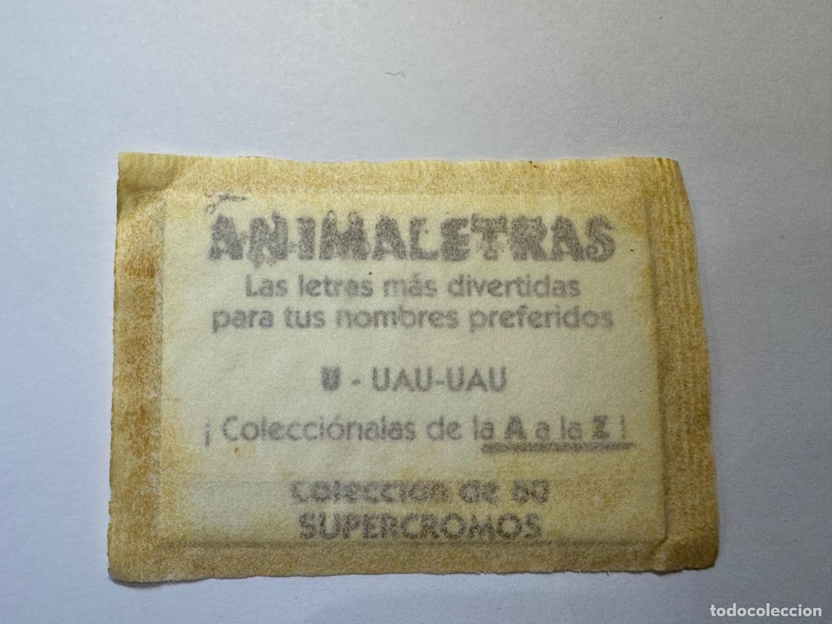 Coleccionismo cromos antiguos: BOLLYCAO FAUNA EN PELIGRO ANIMALETRAS CROMO SELLADO / COMPRA MIN&Iacute;MA 5 &euro;