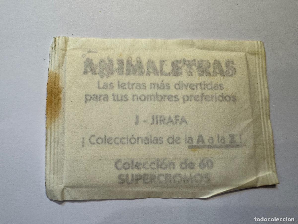 Coleccionismo cromos antiguos: BOLLYCAO FAUNA EN PELIGRO ANIMALETRAS CROMO SELLADO / COMPRA MIN&Iacute;MA 5 &euro;