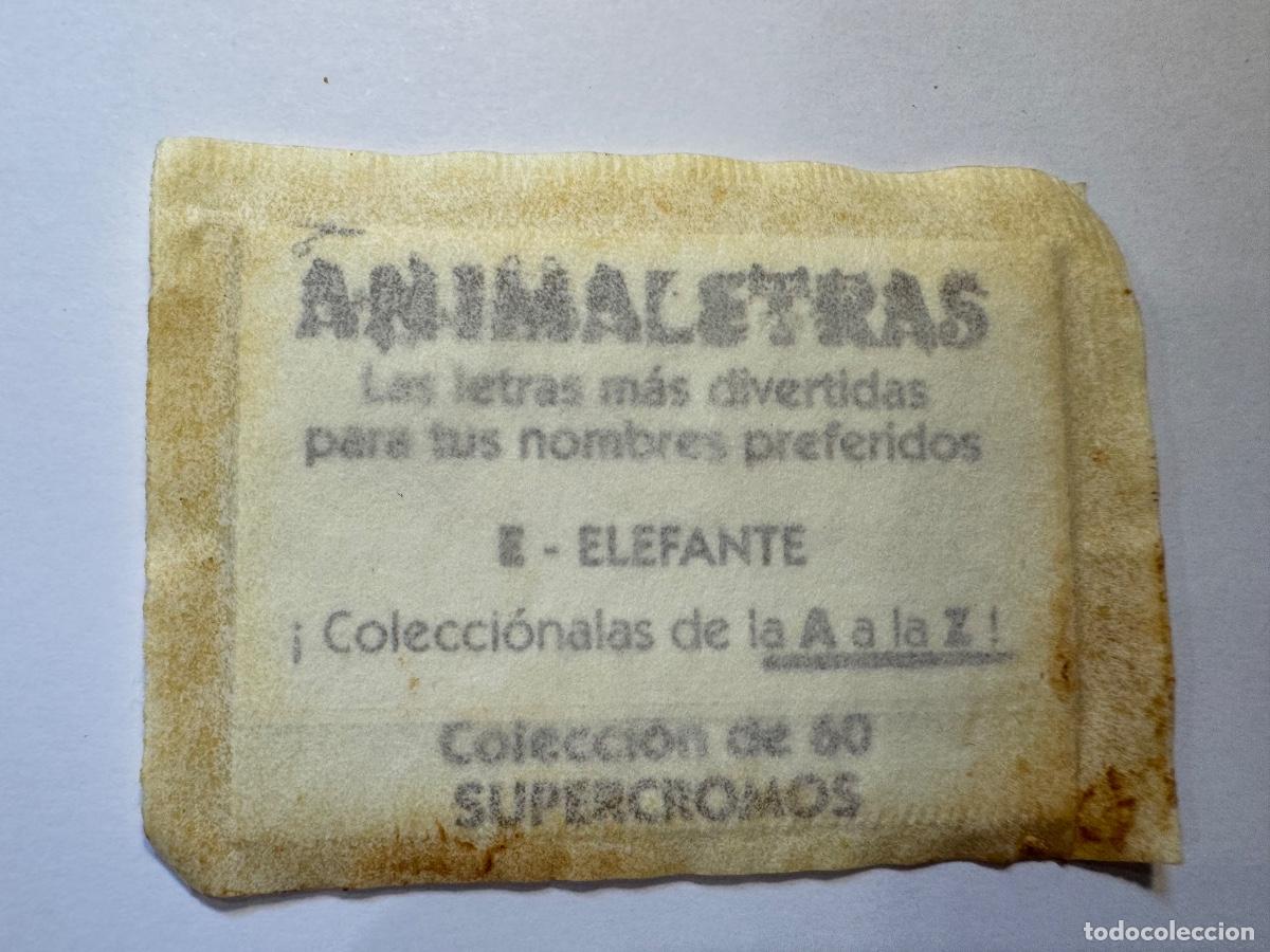 Coleccionismo cromos antiguos: BOLLYCAO FAUNA EN PELIGRO ANIMALETRAS CROMO SELLADO / COMPRA MIN&Iacute;MA 5 &euro;