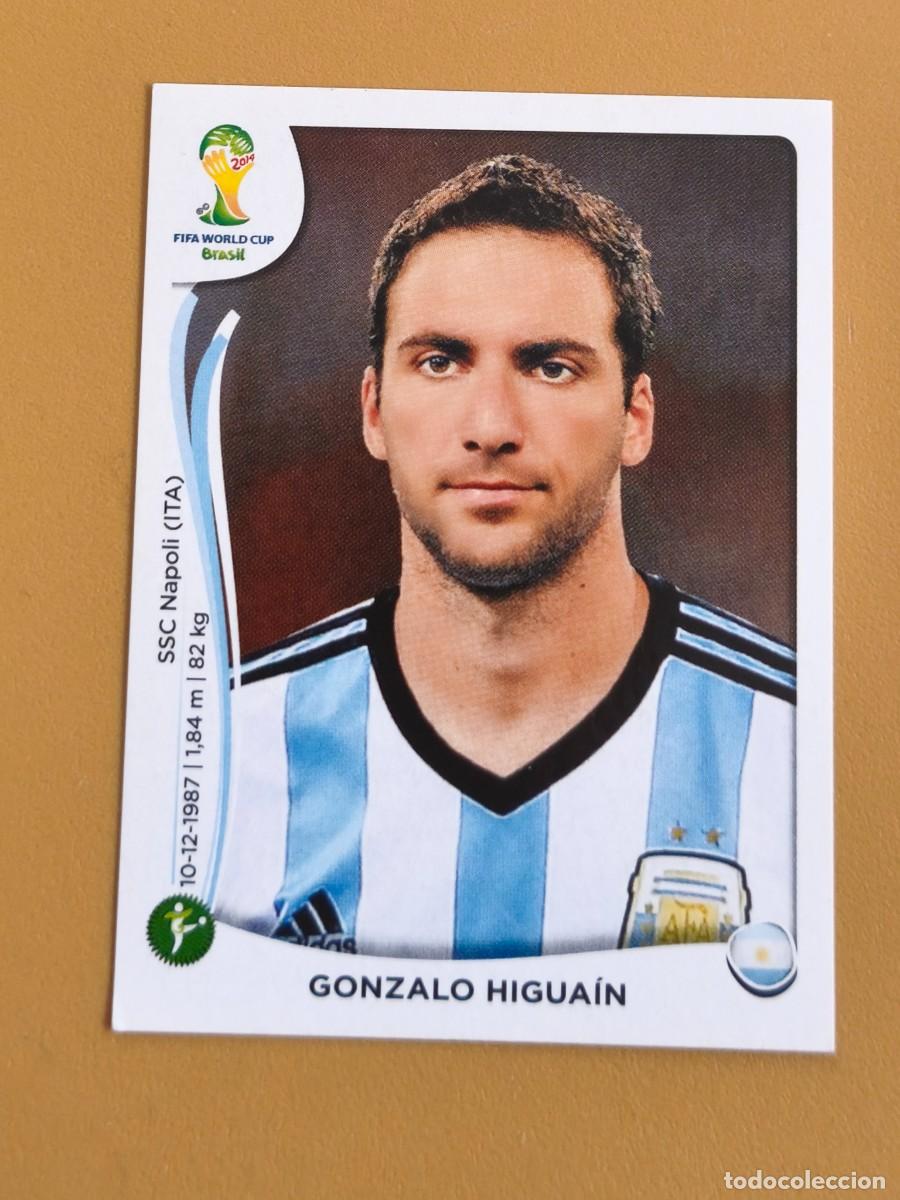 Coleccionismo cromos antiguos: higuain, brasil 2014. fifa