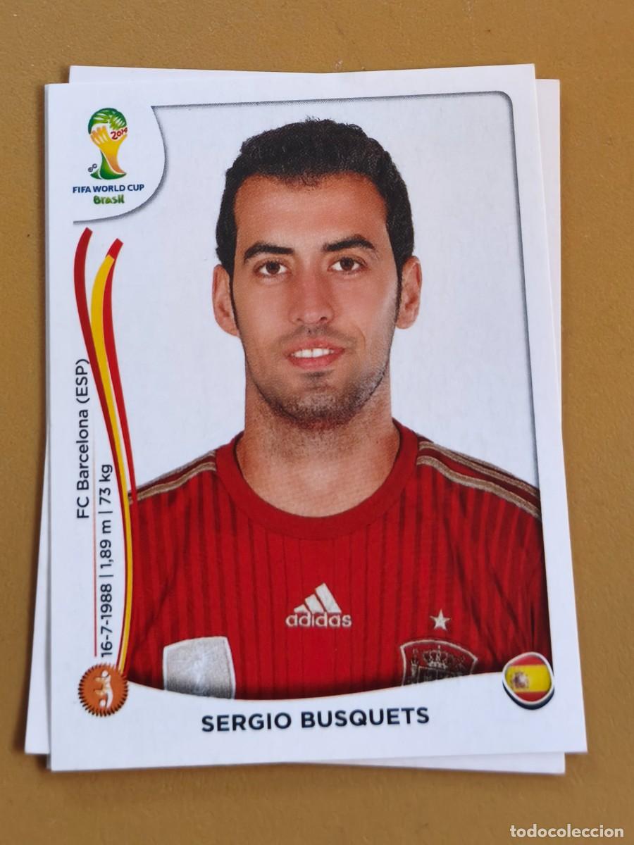 Coleccionismo cromos antiguos: busquets, brasil 2014. fifa - Foto 1