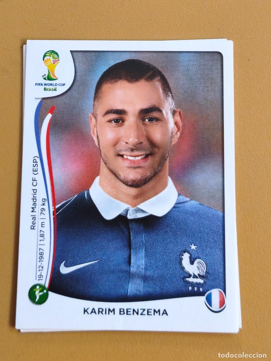 Coleccionismo cromos antiguos: benzema, brasil 2014. fifa