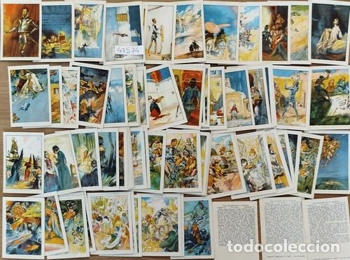 Coleccionismo cromos antiguos: 'DON QUIJOTE DE LA MANCHA'. Colecci&oacute;n de 80 cromos de AMATLLER.