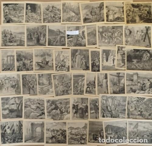 Coleccionismo cromos antiguos: Colecci&oacute;n de 51 cromos 'EPISODIS HIST&Oacute;RICHS'. Escasa.