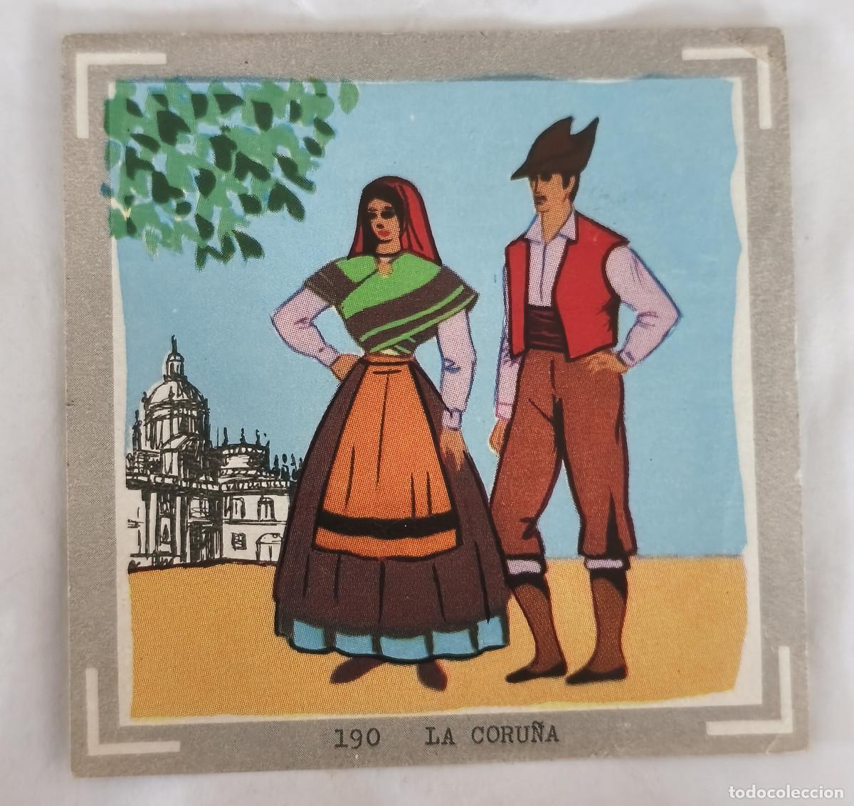 Coleccionismo cromos antiguos: CROMO ALBUM ESPA&Ntilde;A - EDI. COLED 1967 - 190 LA CORU&Ntilde;A ( DESPEGADO )