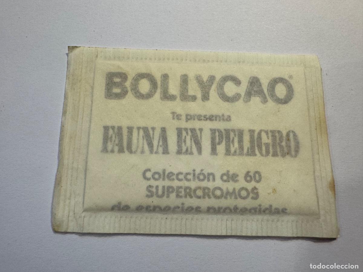 Colecionismo Cromos antigos: BOLLYCAO FAUNA EN PELIGRO ANIMALETRAS CROMO SELLADO / COMPRA MIN&Iacute;MA 5 &euro;