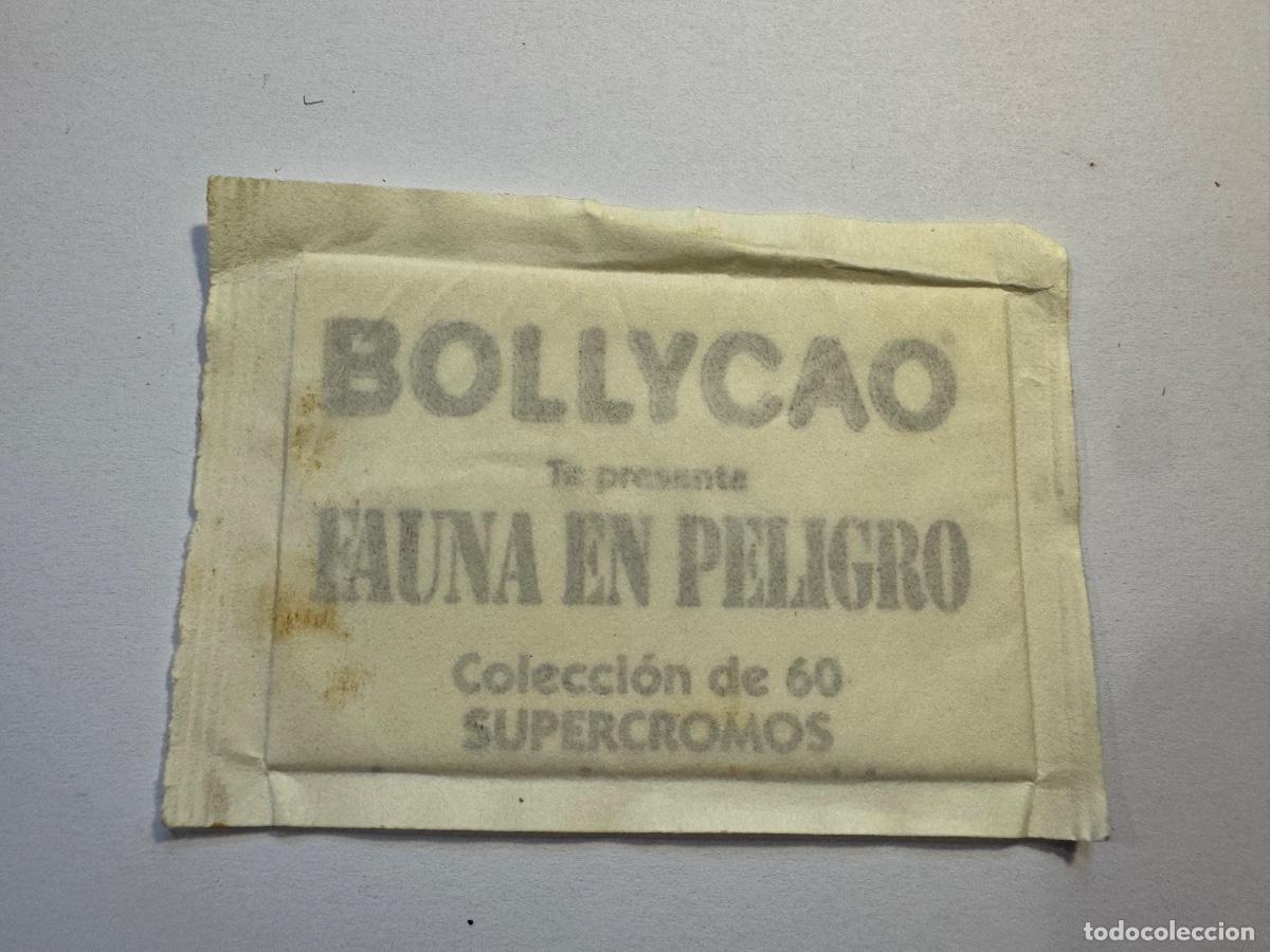 Colecionismo Cromos antigos: BOLLYCAO FAUNA EN PELIGRO ANIMALETRAS CROMO SELLADO / COMPRA MIN&Iacute;MA 5 &euro;