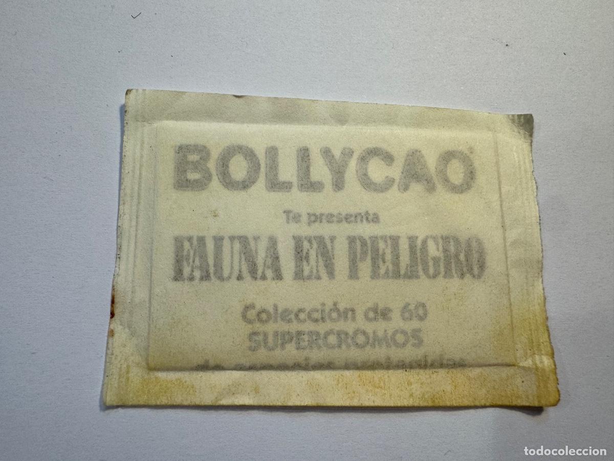 Colecionismo Cromos antigos: BOLLYCAO FAUNA EN PELIGRO ANIMALETRAS CROMO SELLADO / COMPRA MIN&Iacute;MA 5 &euro;