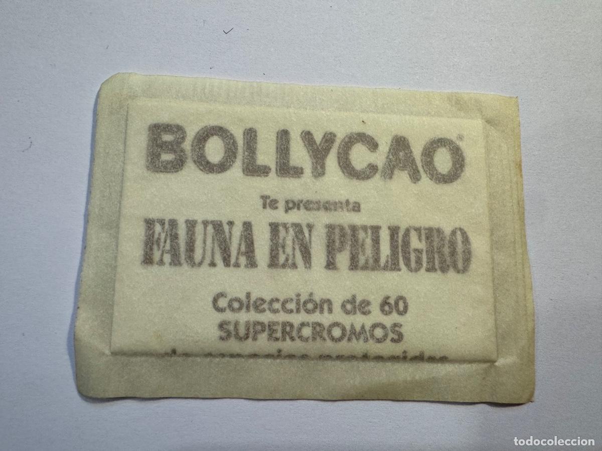 Colecionismo Cromos antigos: BOLLYCAO FAUNA EN PELIGRO ANIMALETRAS CROMO SELLADO / COMPRA MIN&Iacute;MA 5 &euro;