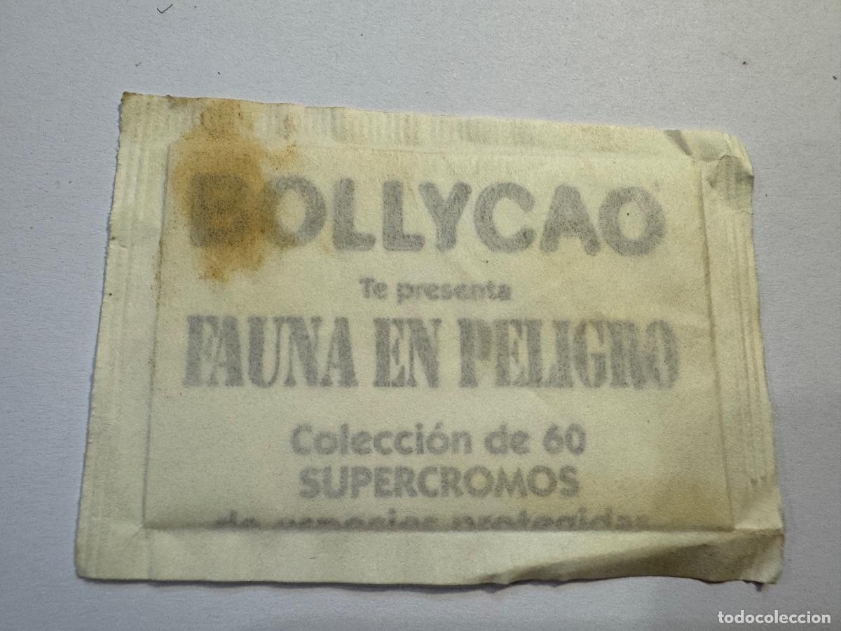 Colecionismo Cromos antigos: BOLLYCAO FAUNA EN PELIGRO ANIMALETRAS CROMO SELLADO / COMPRA MIN&Iacute;MA 5 &euro;