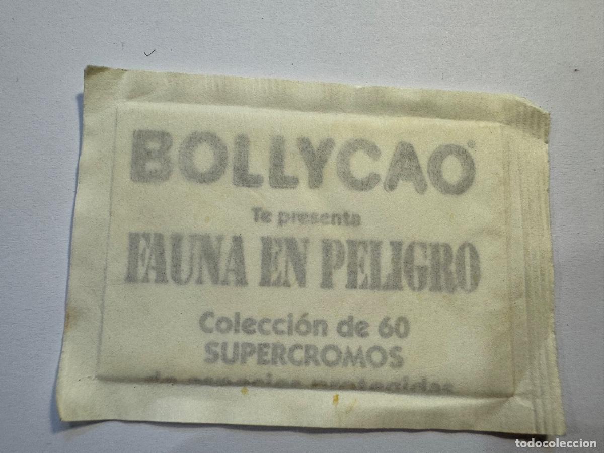 Colecionismo Cromos antigos: BOLLYCAO FAUNA EN PELIGRO ANIMALETRAS CROMO SELLADO / COMPRA MIN&Iacute;MA 5 &euro;
