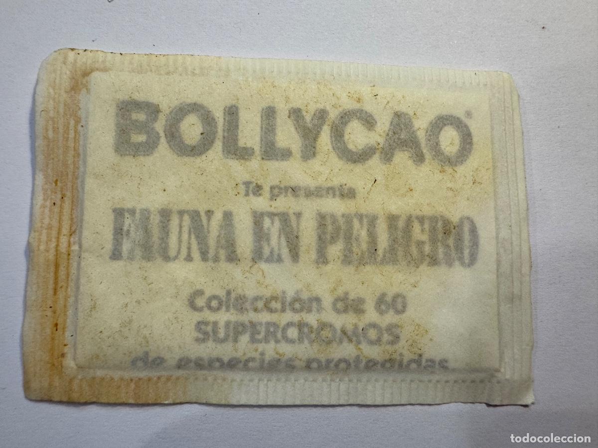 Colecionismo Cromos antigos: BOLLYCAO FAUNA EN PELIGRO ANIMALETRAS CROMO SELLADO / COMPRA MIN&Iacute;MA 5 &euro;