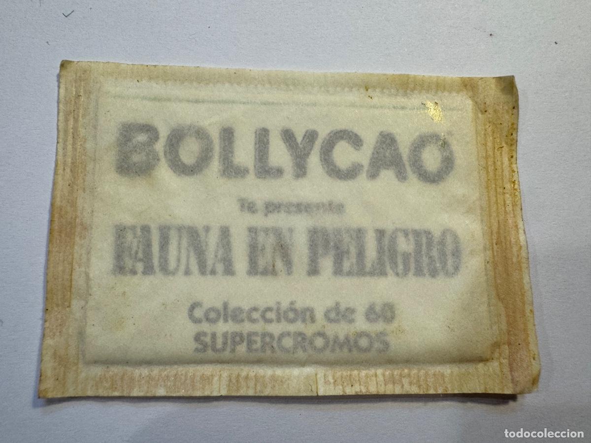 Colecionismo Cromos antigos: BOLLYCAO FAUNA EN PELIGRO ANIMALETRAS CROMO SELLADO / COMPRA MIN&Iacute;MA 5 &euro;